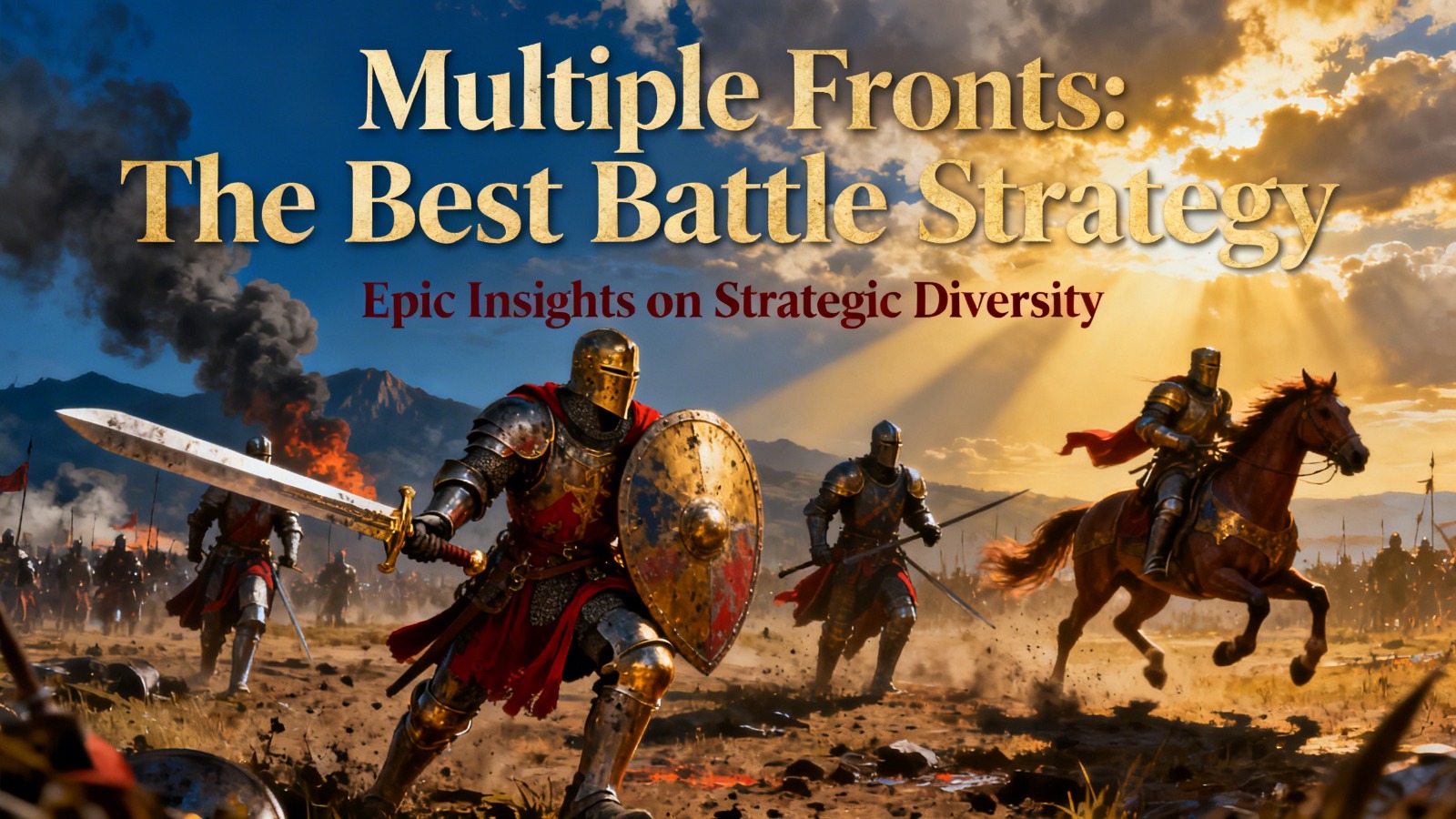 Diversificação não precisa ser um drama épico, com várias frentes você tem uma estratégia segura.